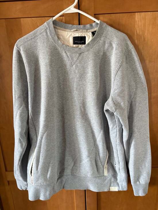Scotch & Soda Other - Scotch & Soda Club Nomade Men's Grey Crewneck Sweatshirt Size L